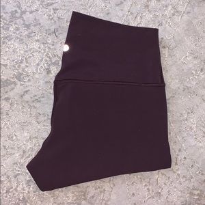 Purple lululemon 7/8 align pants